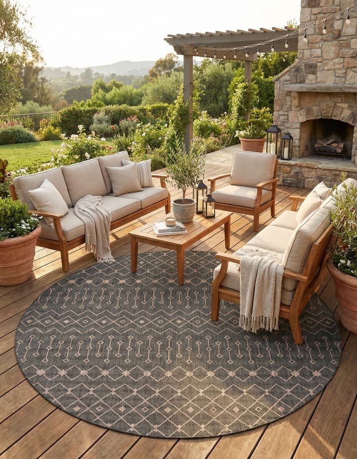 10' 8 x 10' 8 Easy-Clean Lattice Indoor / Outdoo...