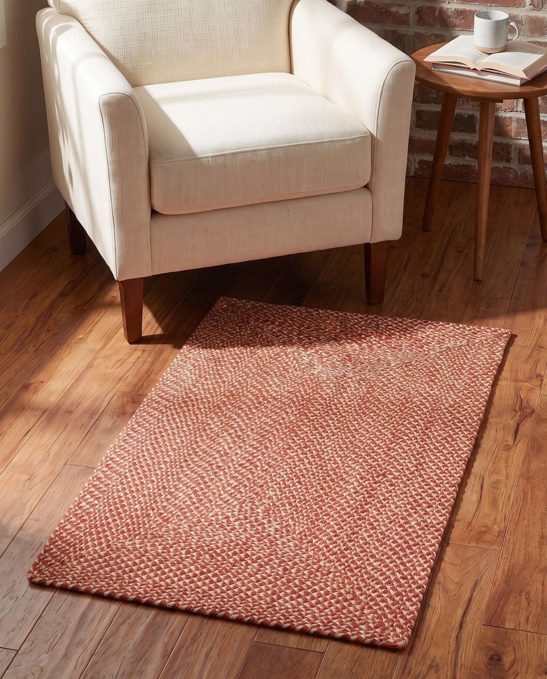 3' 1 x 5' 1 Handmade Tweed Braided Jute Rug
