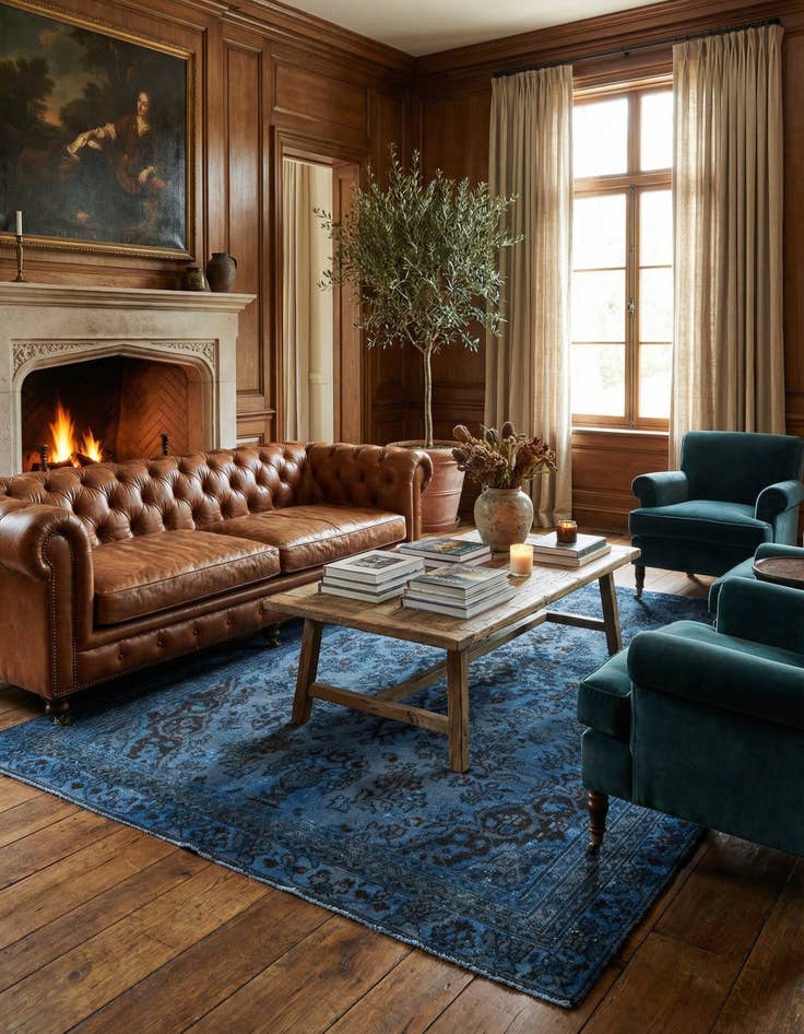 Detail image of 6' x 9' Hand Knotted Ultra Vintage Persian Wool Rug