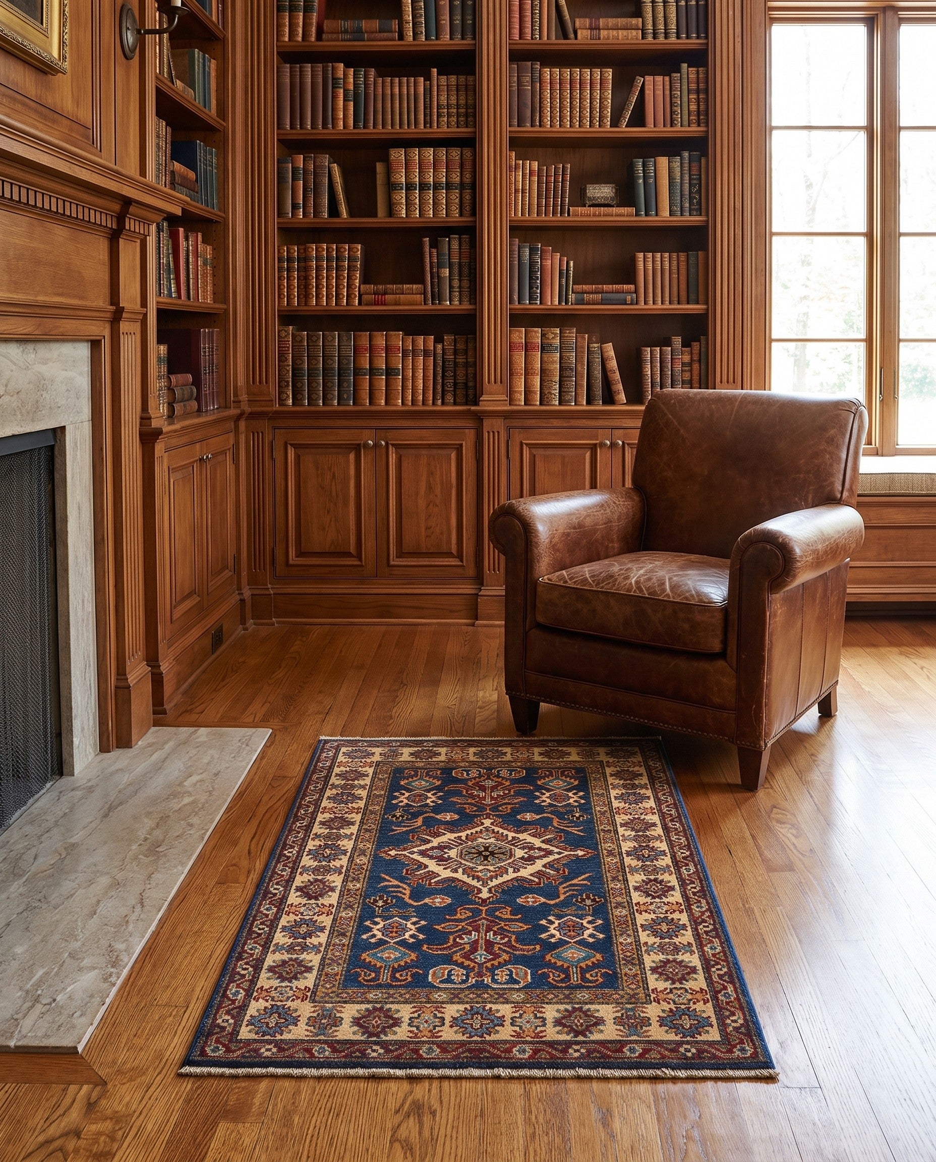 2' 9 x 3' 10 Hand Knotted Kazak Rug