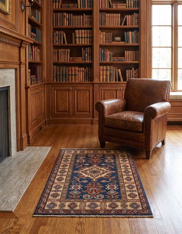 2' 9 x 3' 10 Hand Knotted Kazak Rug