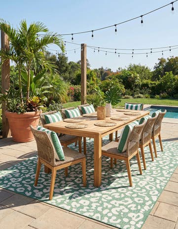 10' x 13' Easy-Clean Safari Indoor / Outdoor Rug