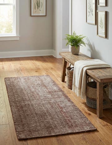 2' x 4' 1 Hand Woven Jill Zarin English Manor Wool Runner Rug