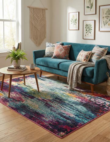 4' x 6' Washable Theia Rug