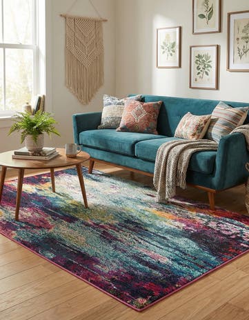 4' x 6' Washable Theia Rug