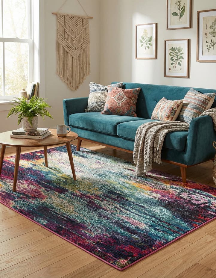 4' x 6' Washable Theia Rug