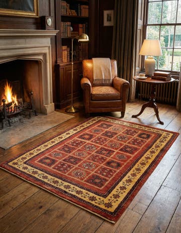 3' 8 x 5' 2 Kashkuli Wool Rug