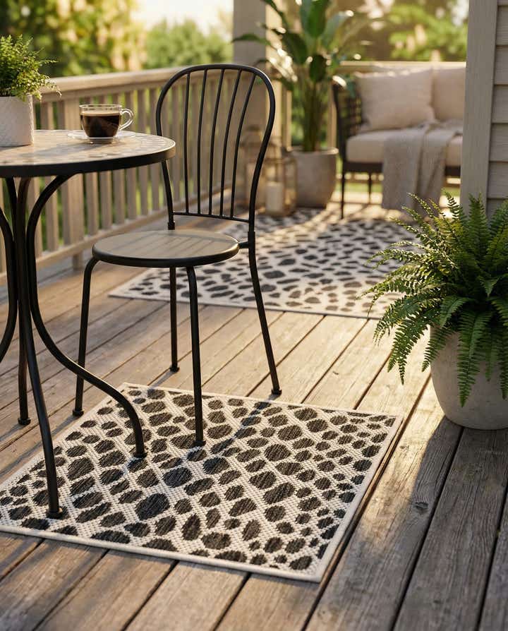1' 4 x 1' 4 Easy-Clean Jill Zarin Cape Town Indoor / Outdoor Sample Rug