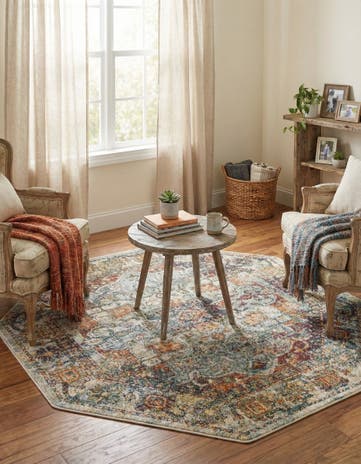 5' x 5' Isabella Octagon Rug