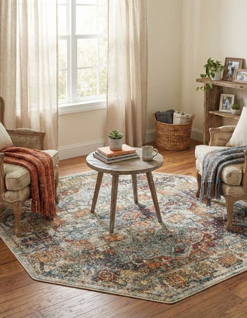 5' x 5' Isabella Octagon Rug