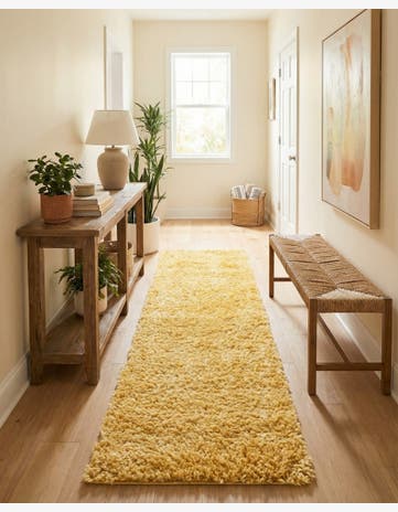 2' 7 x 10' Zermatt Shag Runner Rug