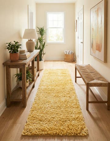 2' 7 x 10' Zermatt Shag Runner Rug