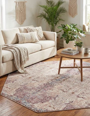 Ivory Deepa Octagon Rug