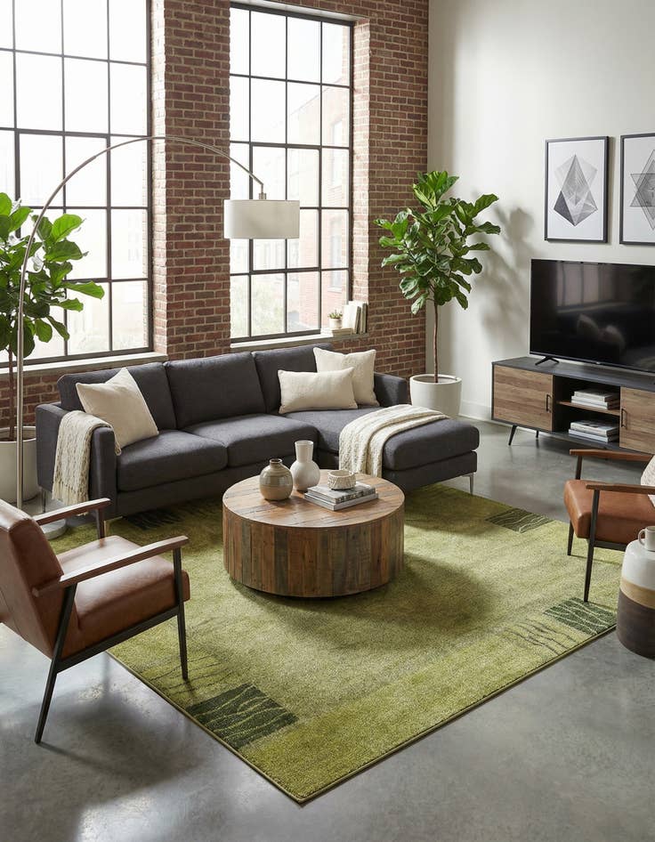 Detail image of 8' x 8' Loft Square Rug