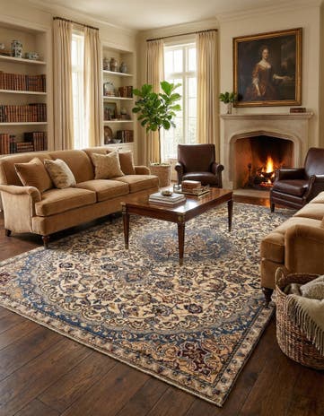 5' 11 x 9' 3 Tabas Wool Rug