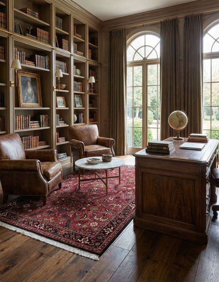 Detail image of 4' 7 x 6' 6  Hand Knotted Shahrbaft Wool Rug