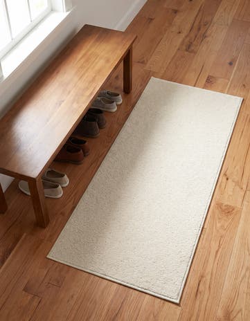 Ivory Soft Touch Cloud Runner Rug