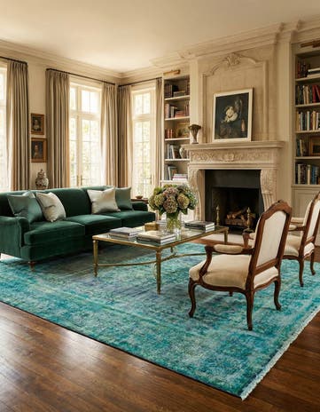 10' x 13' 5 Vintage Royal Wool Rug
