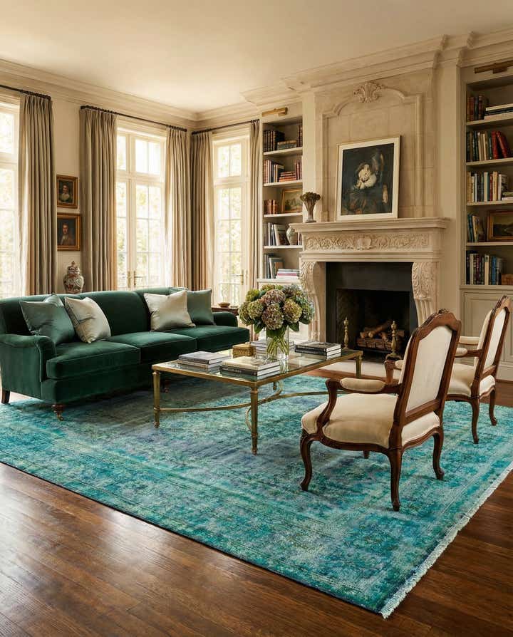 10' x 13' 5 Vintage Royal Wool Rug