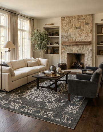 9' 6 x 13' Hand Knotted Ultra Vintage Persian Wool Rug