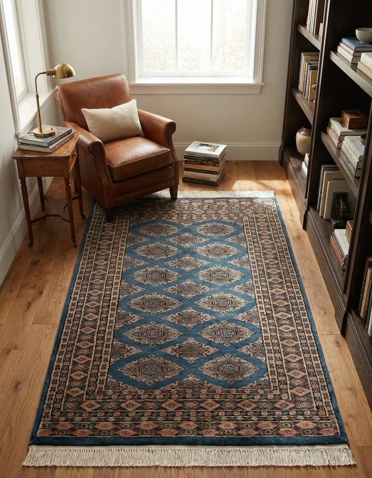 Detail image of 3' x 5' 2 Hand Knotted Bokhara Oriental Rug