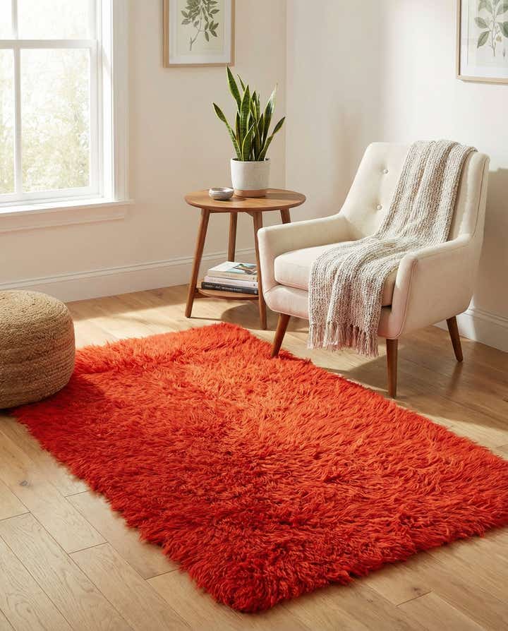 2' 6 x 5' Hand Knotted Moroccan Wool Rug