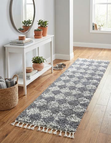 2' 7 x 12' Serenity Shag Runner Rug