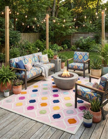 9' x 12' Easy-Clean Aruba Indoor / Outdoor Rug