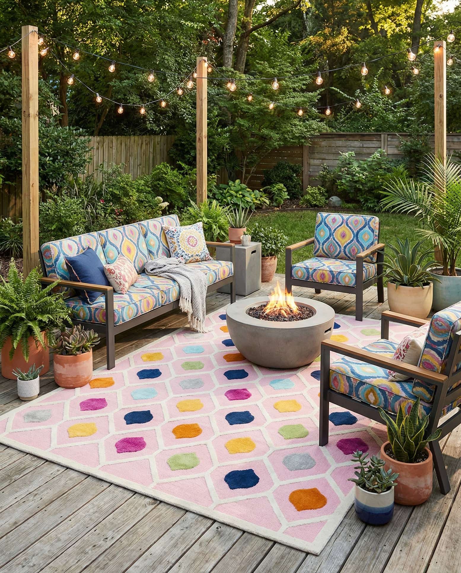 9' x 12' Easy-Clean Aruba Indoor / Outdoor Rug