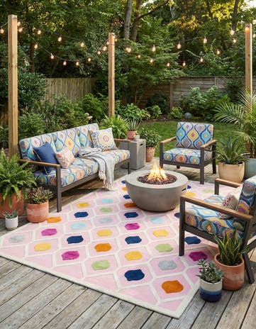 9' x 12' Easy-Clean Aruba Indoor / Outdoor Rug
