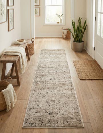 Beige Oregon Runner Rug