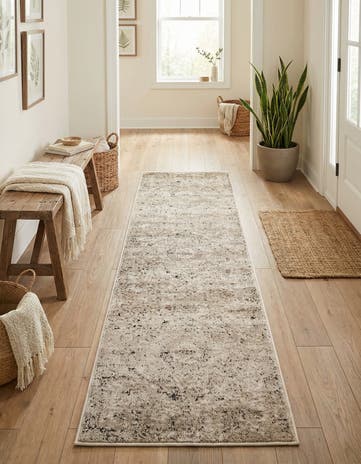 Beige Oregon Runner Rug
