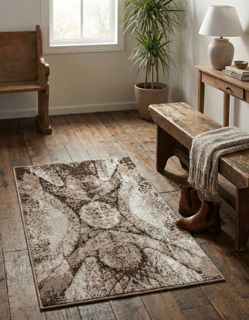 Brown Monte Carlo Rug