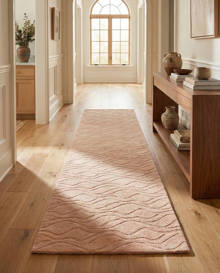 Detail image of 2' 8 x 9' 10 Hand Knotted Darya Wool Runner Rug