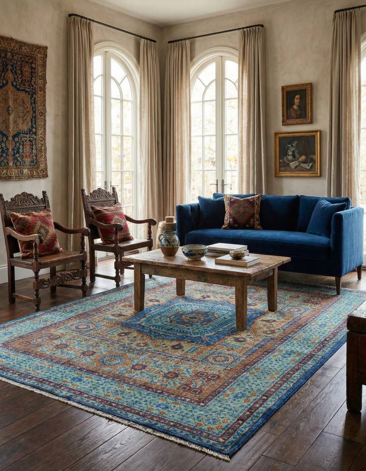 Detail image of 5' 1 x 6' 4 Mamluk Rug