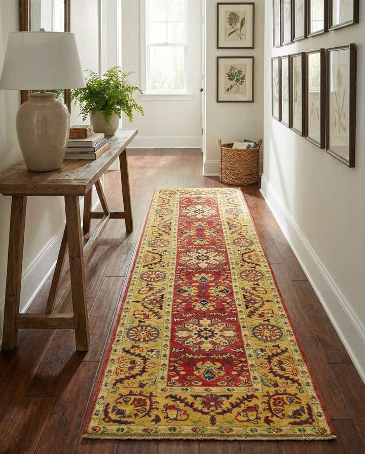 2' 8 x 9' 9 Hand Knotted Kazak Runner Rug