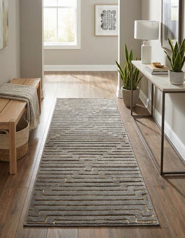 2' x 5' Vogue Geo Runner Rug