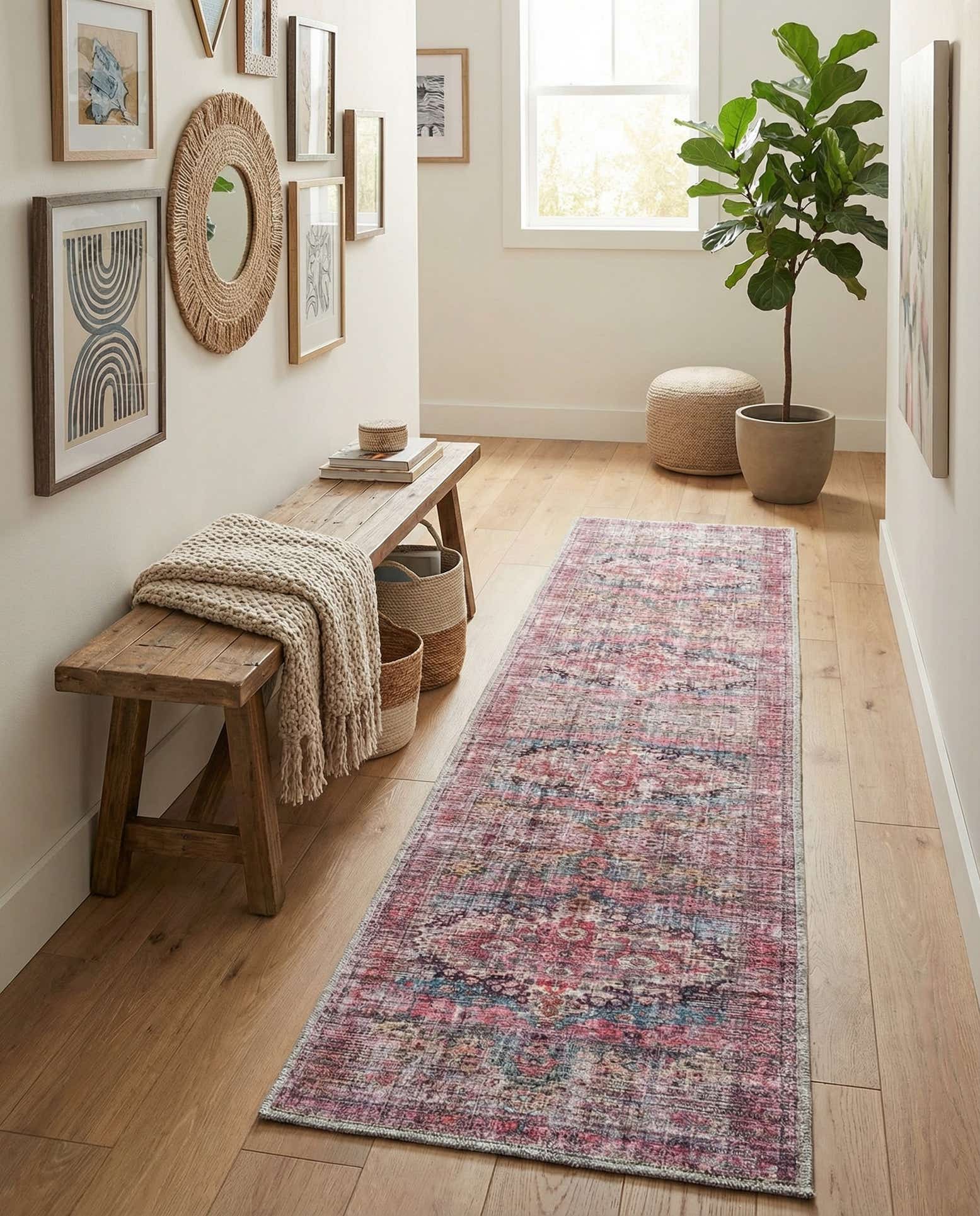 2' x 10' Washable Mangata Runner Rug