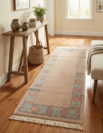 3' 1 x 5' 10 Hand Knotted Nepal Wool Runner Rug