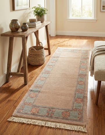 3' 1 x 5' 10 Hand Knotted Nepal Wool Runner Rug