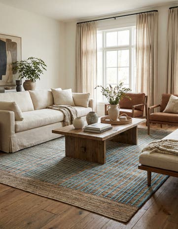 8' 8 x 11' 11 Hand Knotted Darya Wool Rug