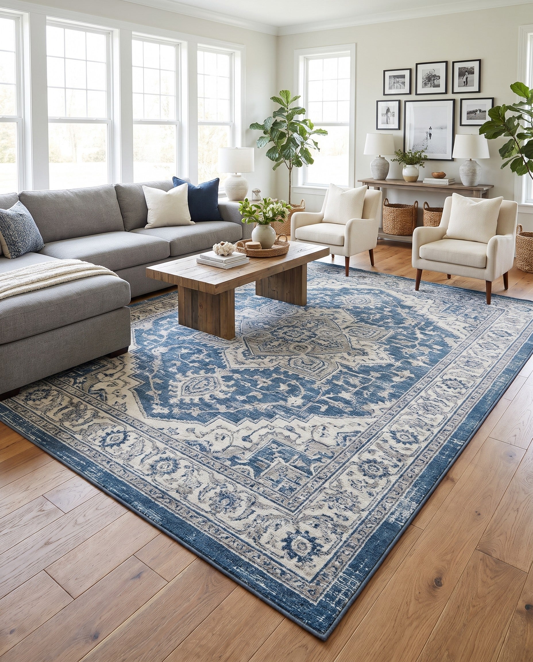 10' 6 x 13' Washable Francesca Rug