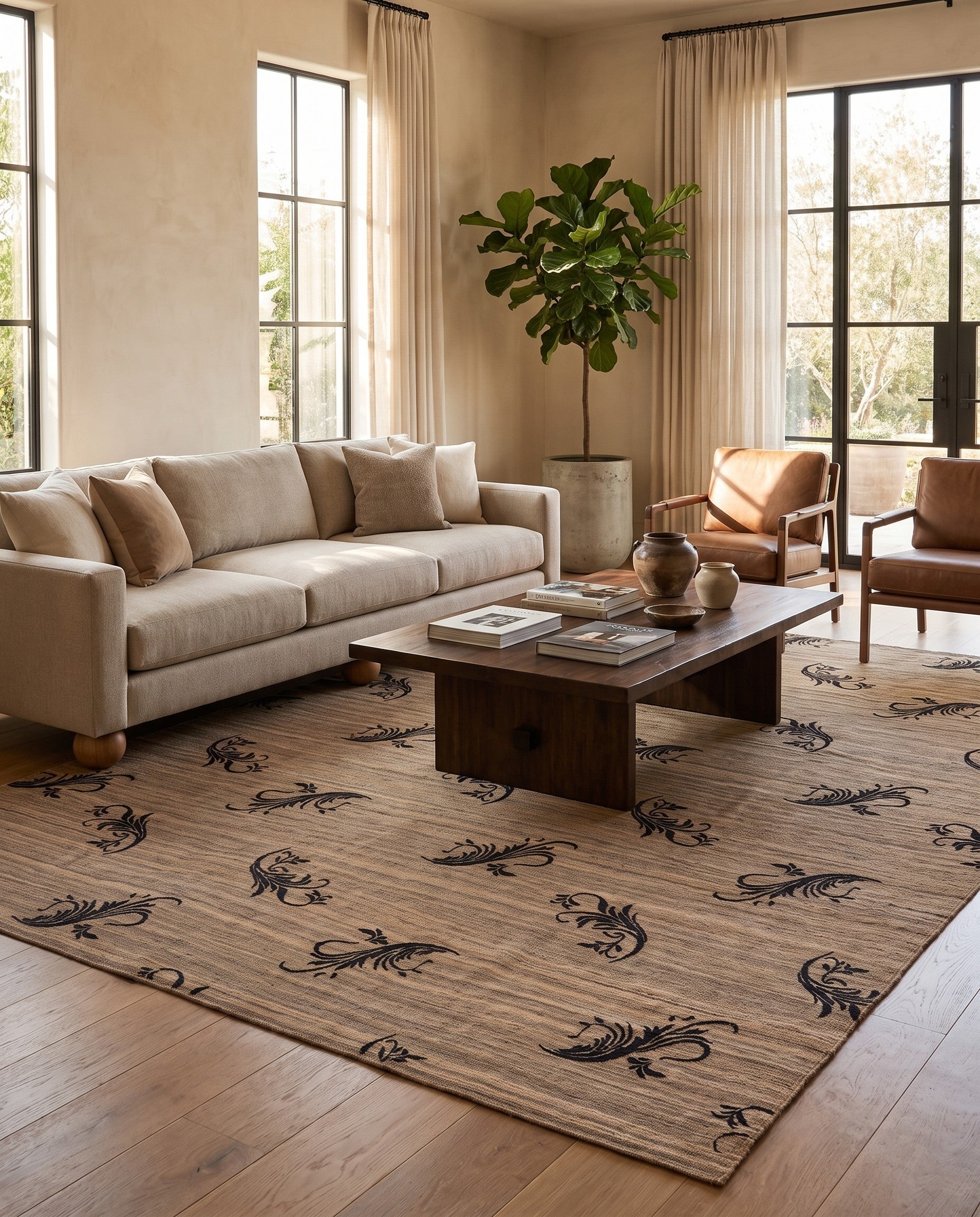 9' x 11' 5 Hand Woven Kilim Modern Rug