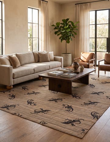 9' x 11' 5 Hand Woven Kilim Modern Rug
