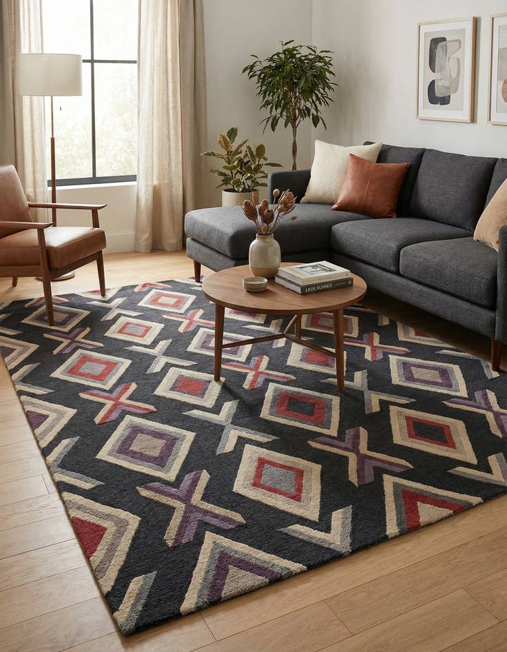 Detail image of 8' x 10' 1 Luna Wool Rug