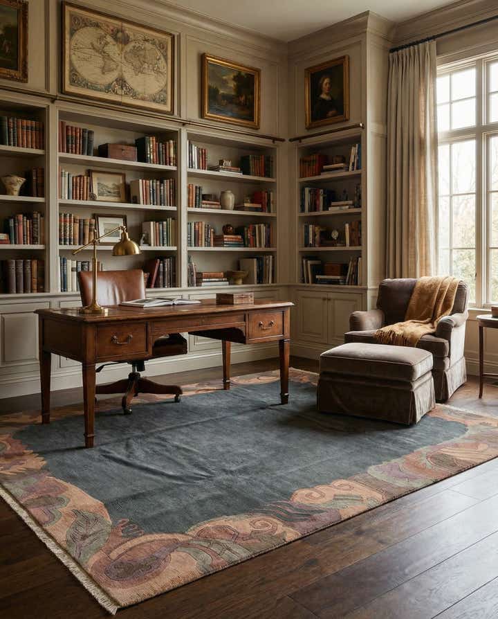 8' 3 x 11' 4 Hand Knotted Tibet Wool Rug