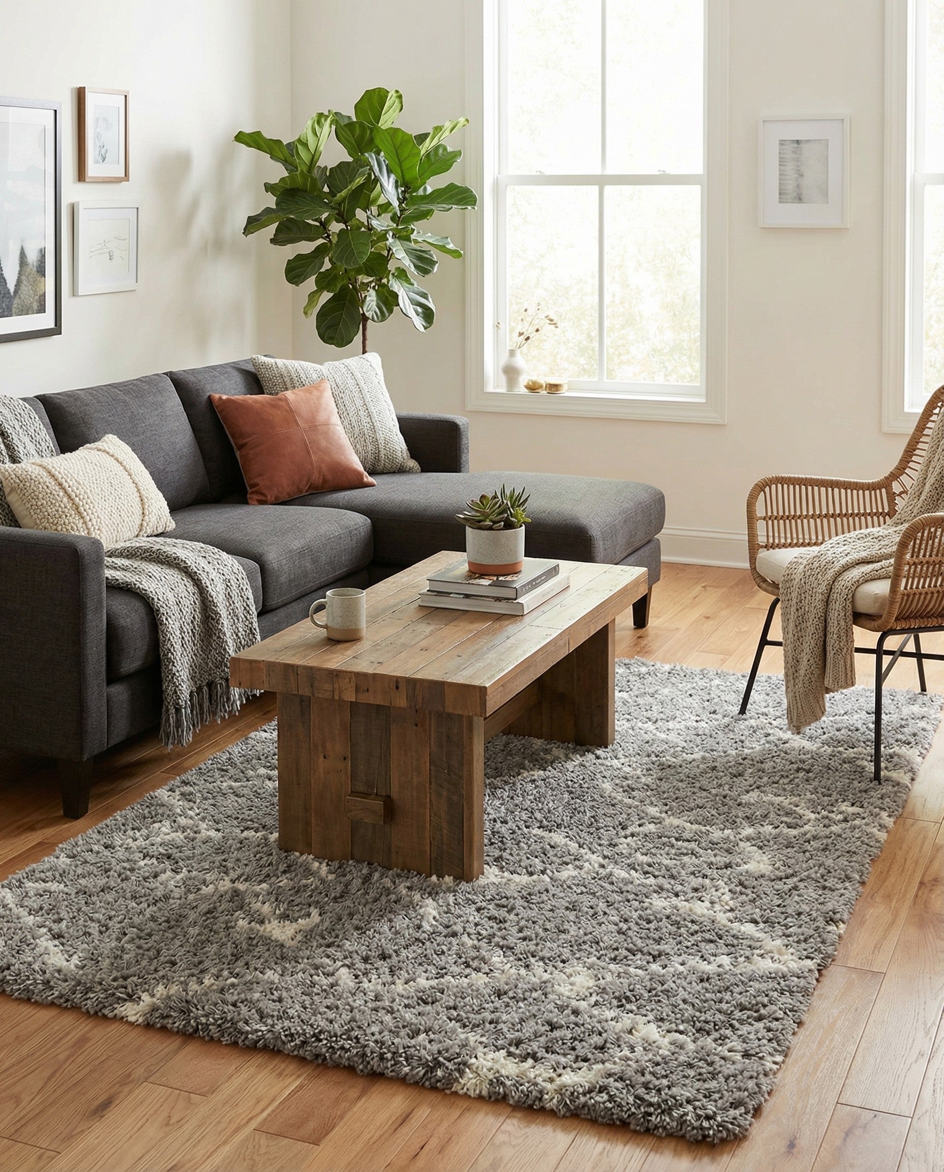  5' x 8' Infinity Shag Rug