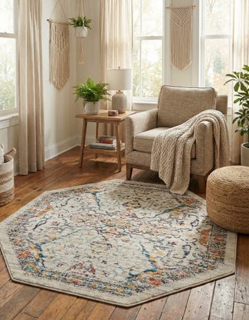4' x 4' Lola Octagon Rug