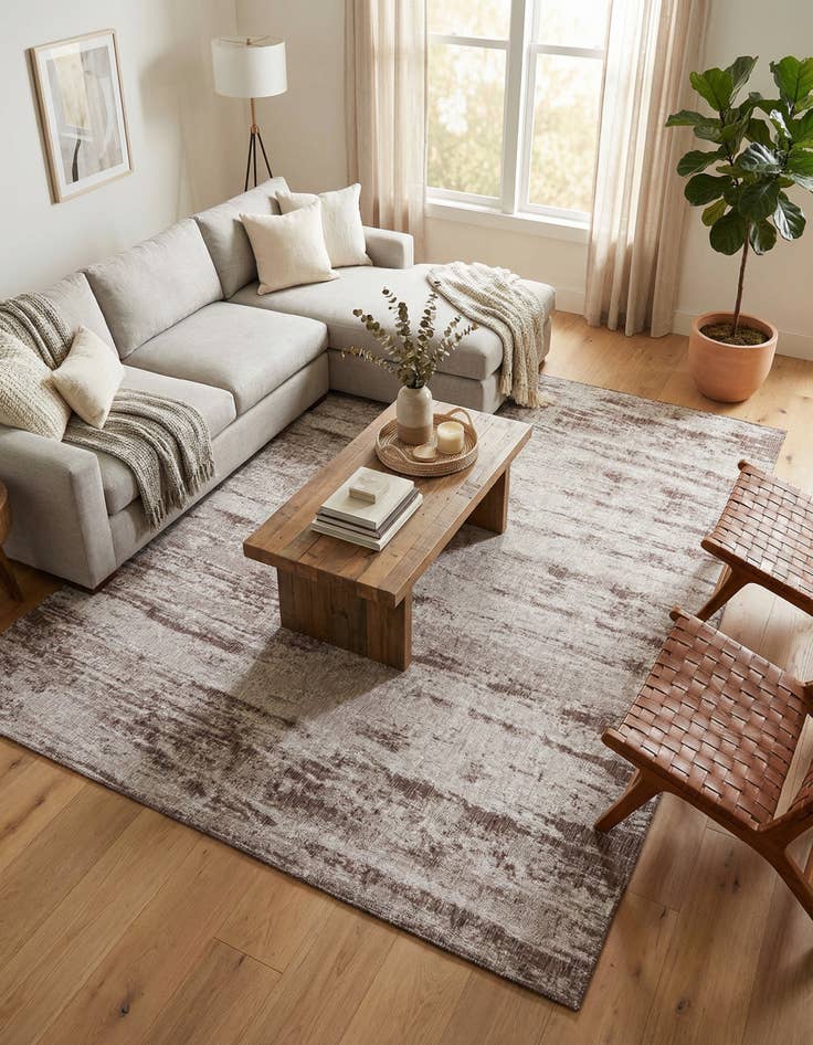 Detail image of 10' x 14' Easy-Clean Modern Indoor / Outdoor Rug