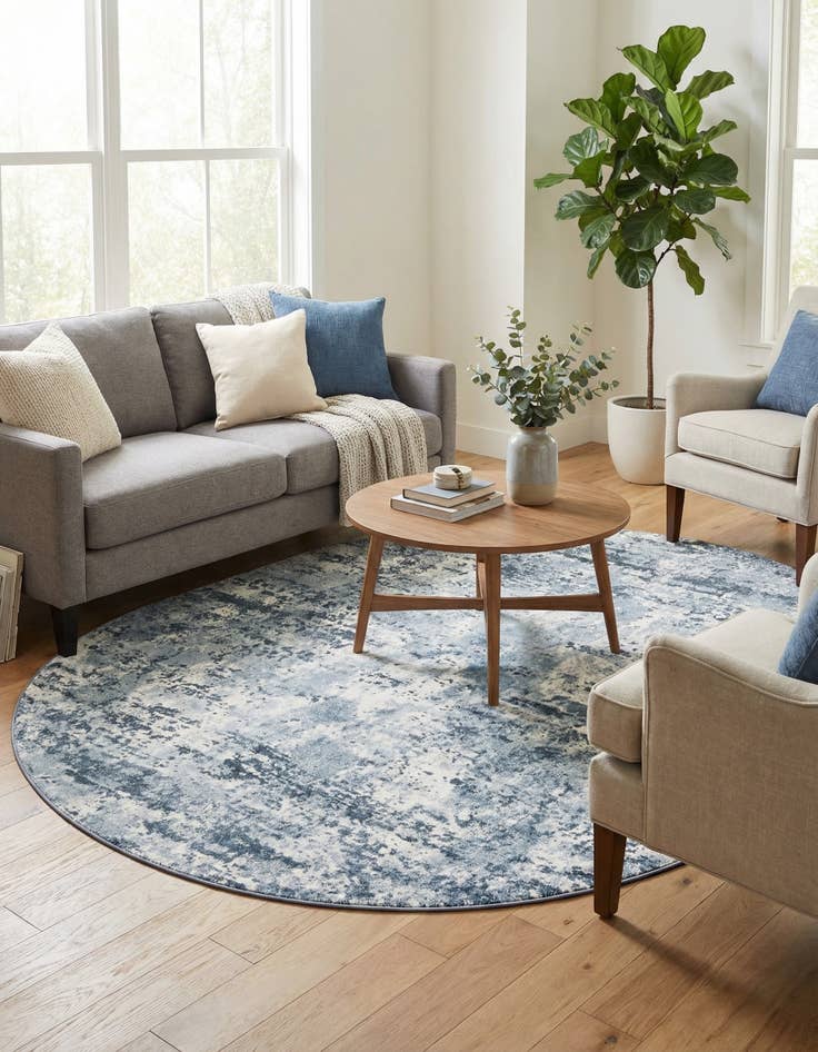 Detail image of 5' 3 x 8' Aurora Oval Rug